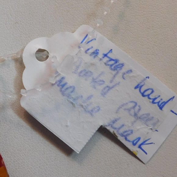 Vintage Hand Painted Tribal Look Paper Mache Mask - Picture 4 of 7